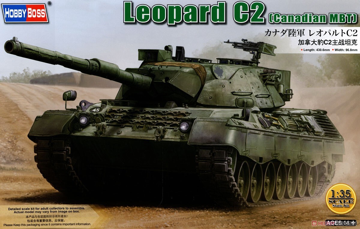 1/35 Leopard C2 Canadian MBT,  Free Shipping By Air