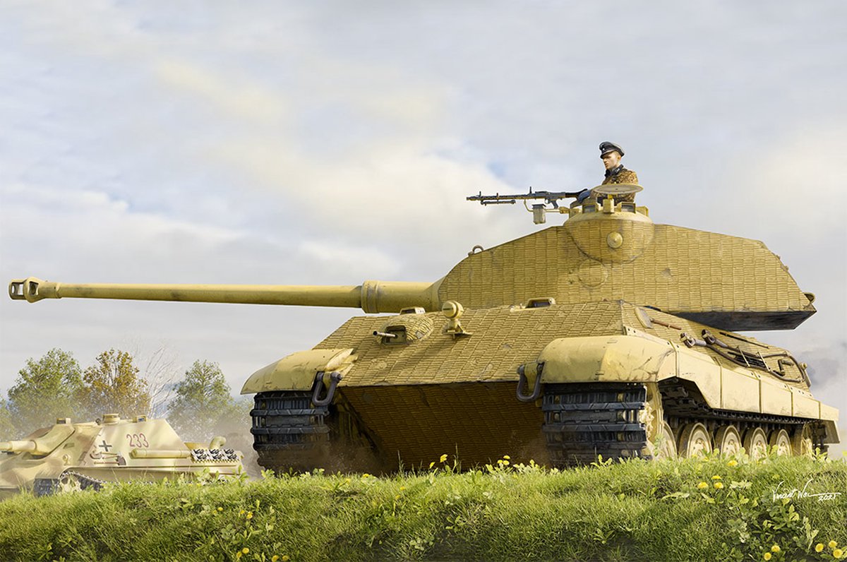 1/35 German Pz.Kpfw. VI Dd.Kfz.182 Tiger II Porche Early,  Free Shipping By Air