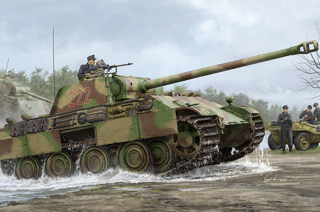 1/35 German Panther G Late Version,  Free Shipping By Air