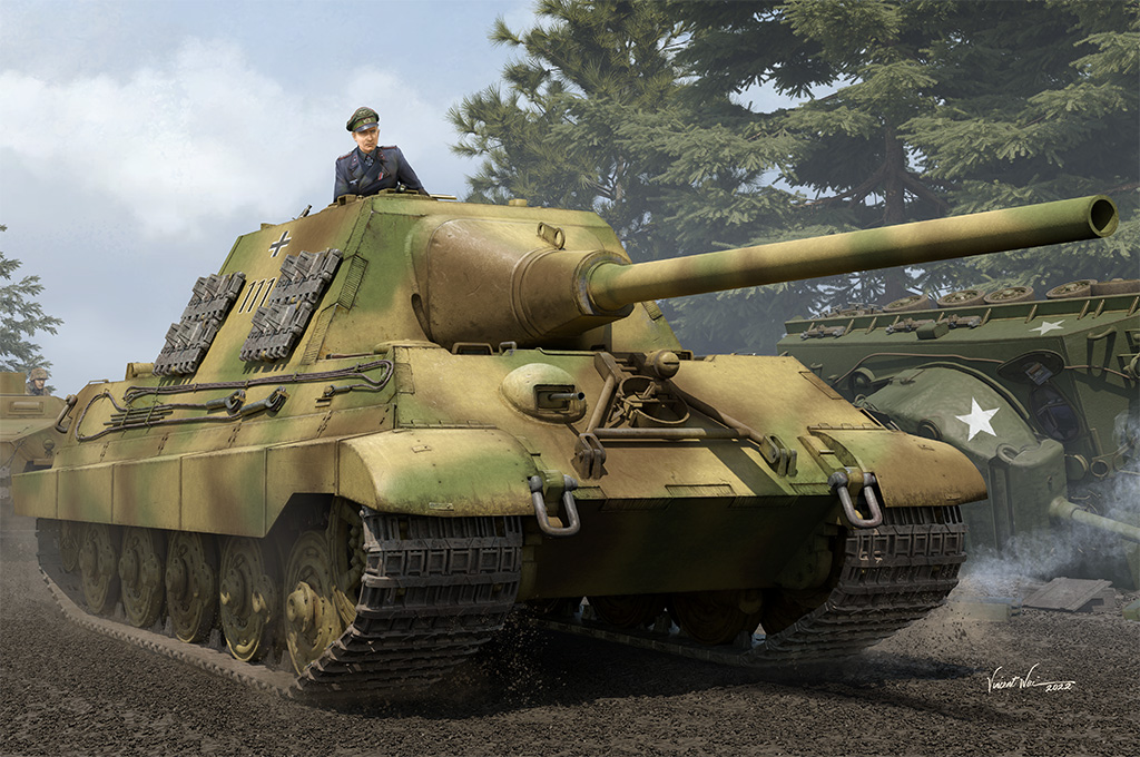 1/35 German Sd.Kfz.186 Jagdtiger Henschel Production,  Free Shipping By Air