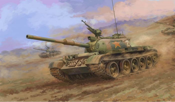 1/35 PLA 59-2 Medium Tank,  Free Shipping By Air
