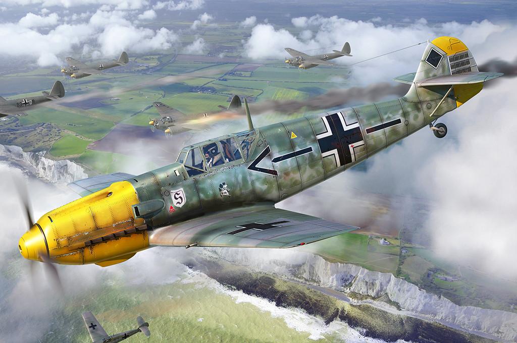 1/48 Messerschmitt Bf109E-4,  Free Shipping By Air