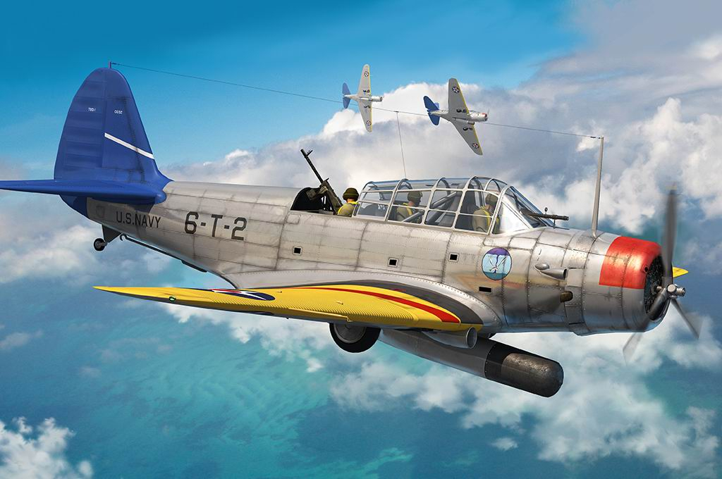 1/48 TBD-1 Devastator,  Free Shipping By Air