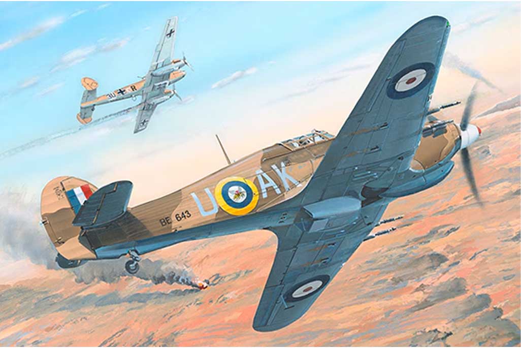 1/48 Hurricane Mk.II C/Trop,  Free Shipping By Air
