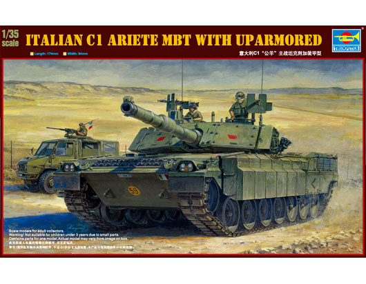 1/35 Italian C1 ARIETE w/Uparmored,  Free Shipping By Air
