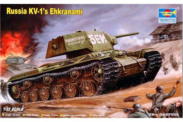 1/35 Russian KV-1's EHKRANAMI,  Free Shipping By Air