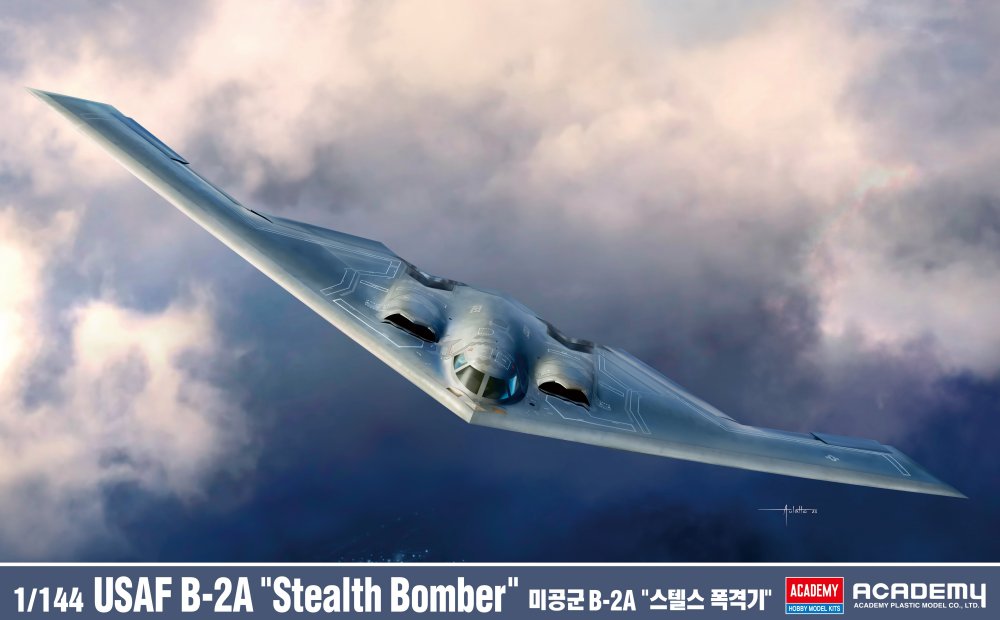 1/144 USAF B-2A "Stealth Bomber", Free Shipping By Air