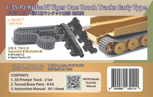 1/35 Pz.Kpfw.VI Tiger Early Type Workable Track,One Touch Tracks, Free Shipping By Air