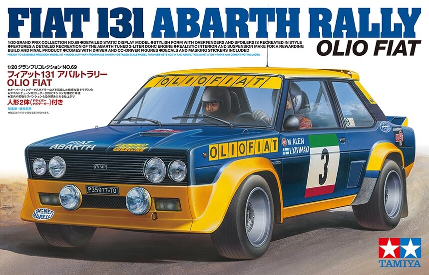 1/24 FIAT I3I ABARTH RALLY:TA20069
