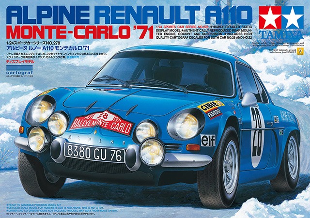 1/24 ALPINE RENAULT A110 MONTE-CARLO :TA24278