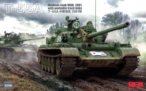 <font color=blue>1/35 T-55A w/Workable Track , Free Shipping By Air