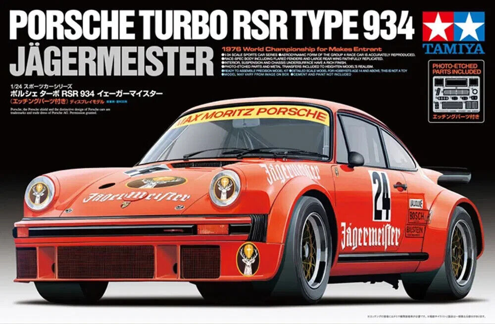 1/24 PORSCHE Turbo RSR Type 934 JAGERMEISTER :TA24328