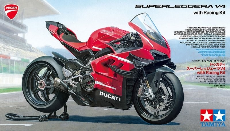 1/12 DUCATI Super Leggera V4, Free Shipping By Air :TA14143