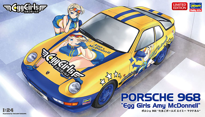 <font color=blue> 1/24 Porsche 968 Egg Girl Amy McDonnell  (Limited Edition)