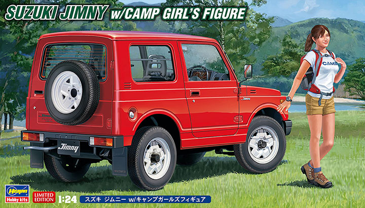<font color=blue> 1/24 SUZUKI Jimny w/Figure (Limited Edition)