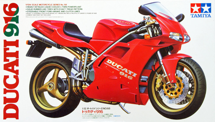 1/12 DUCATI 916, Free Shipping By Air :TA14068