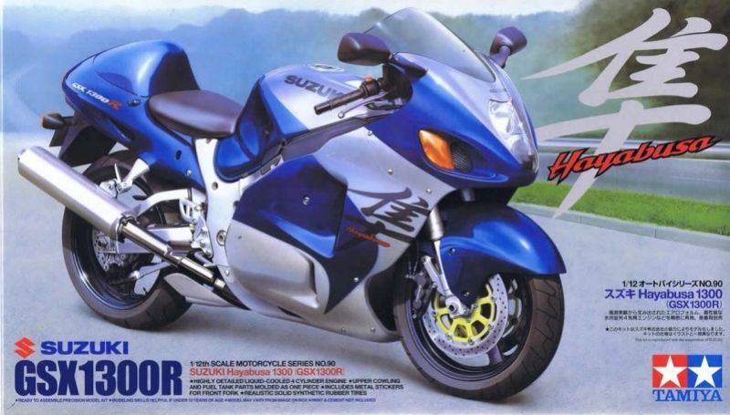 1/12 SUZUKI GSX 1300R, Free Shipping By Air :TA14090