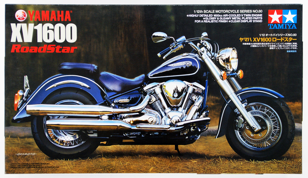 1/12 YAMAHA XV1600 RoadStar, Free Shipping By Air :TA14080