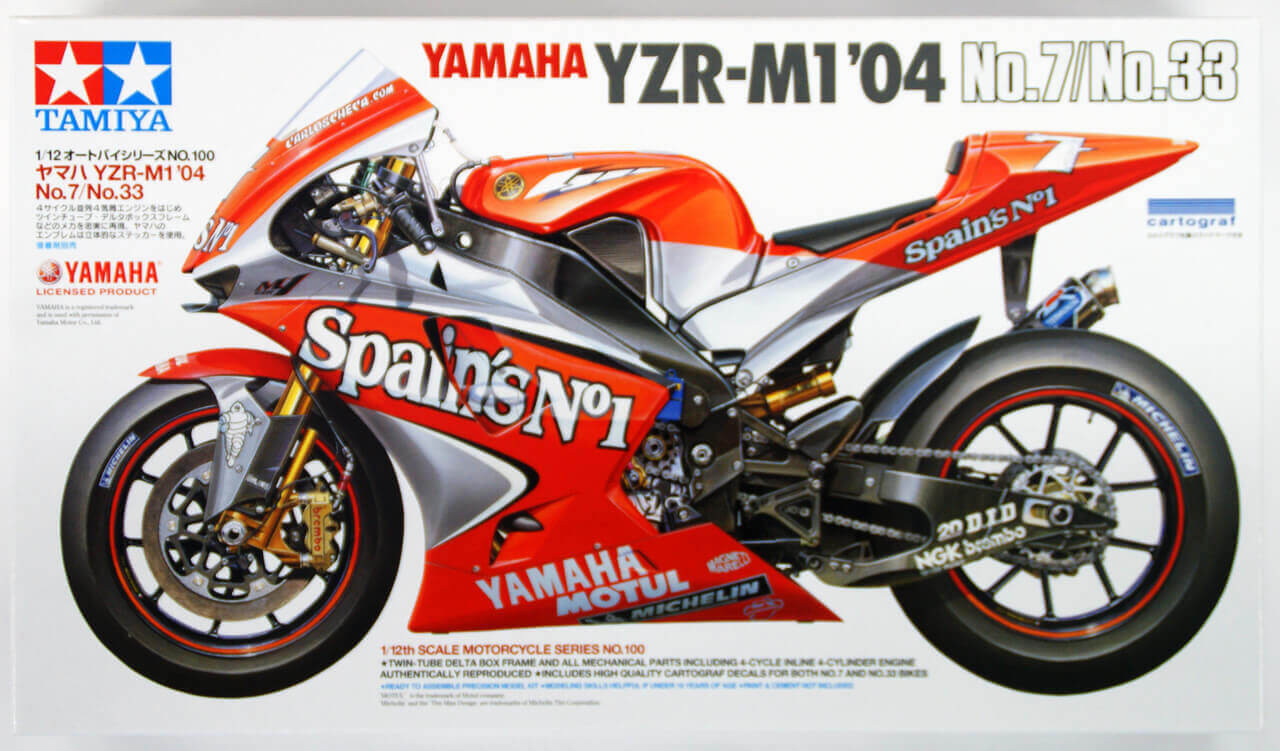 1/12 YAMAHA YZR-R1, Free Shipping By Air :TA14100