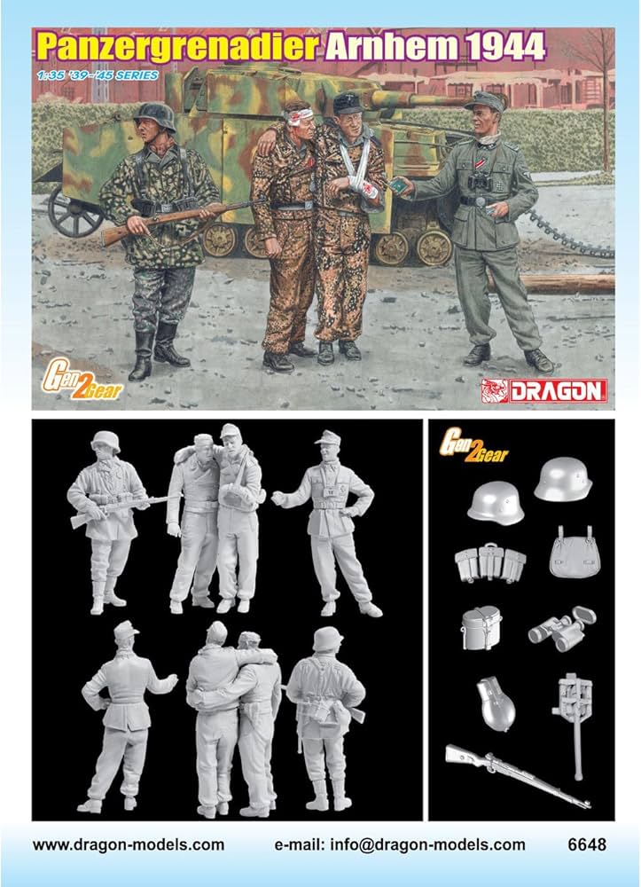 1/35 Panzergrenadier Arnhem 1944, Free Shipping By Air
