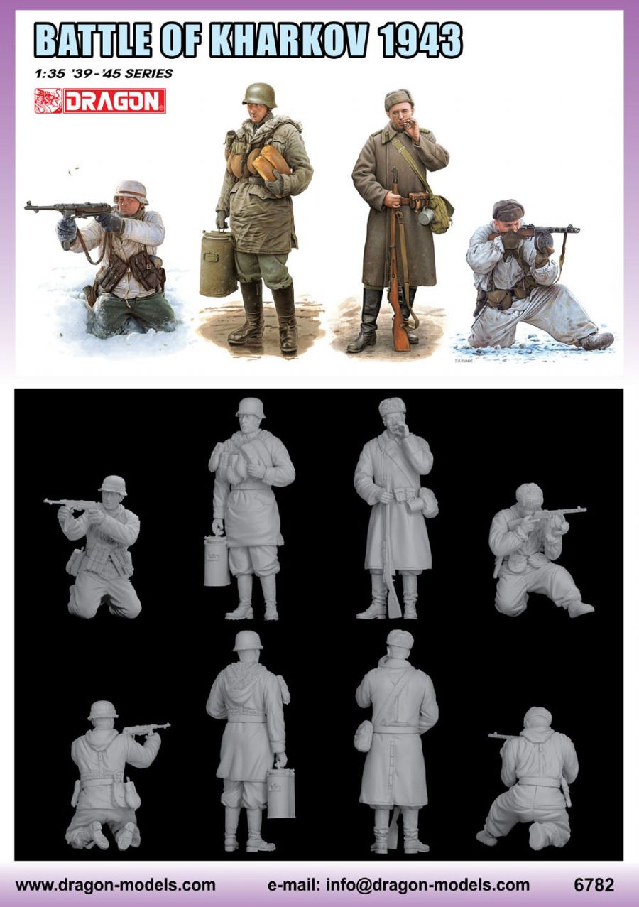 1/35 Battle of Kharkov 1943, Free Shipping By Air