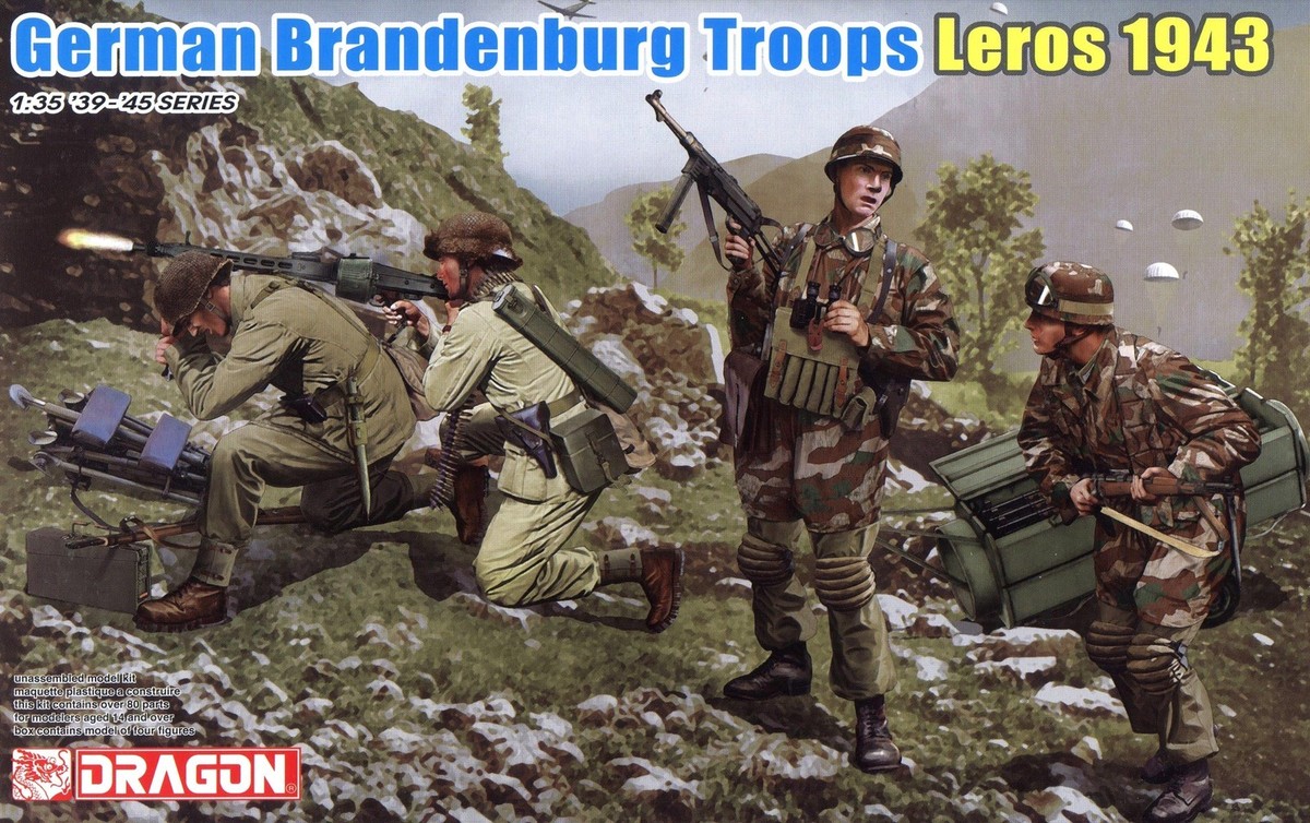 1/35 German Brandenburg Troops, Free Shipping By Air