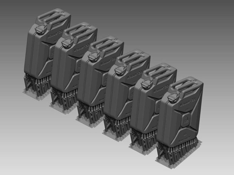 1/16 WWII German Water Can Set (6ea), Free Shipping By Air