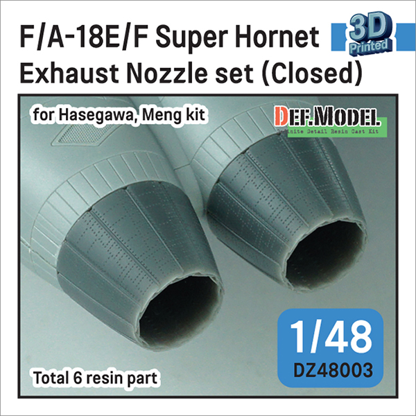 1/48 F/A-18 Super Hornet Exhaust Nozzle Set Closed, Free Shipping By Air