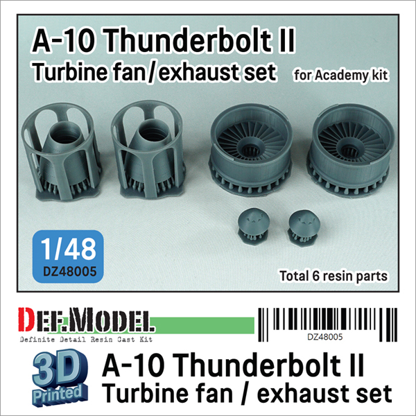 1/48 A-10 Thunderbolt II Turbine Fa/Exhauste Nozzle Set, Free Shipping By Air