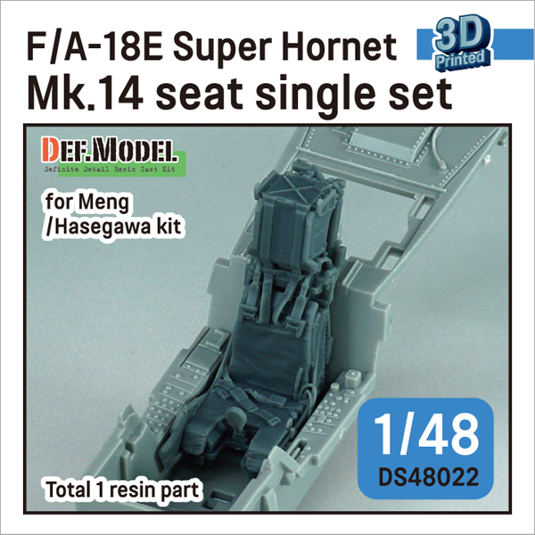 1/48 F/A-18E Super Hornet Mk.14 Seat Single Set, Free Shipping By Air