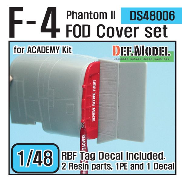 1/48 F-4 Phantom II FOD Cover Set, Free Shipping By Air
