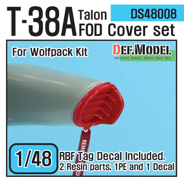 1/48 T-38A Talon FOD Cover Set, Free Shipping By Air