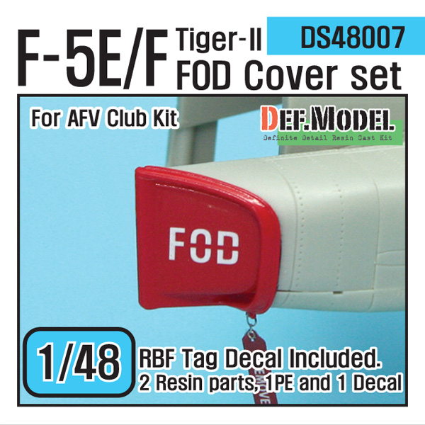 1/48 F-5E/F Tiger-II FOD Cover Set, Free Shipping By Air