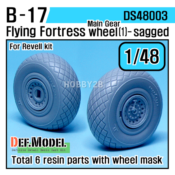 1/48 B-17 Flying Fortress Wheel (1), Free Shipping By Air