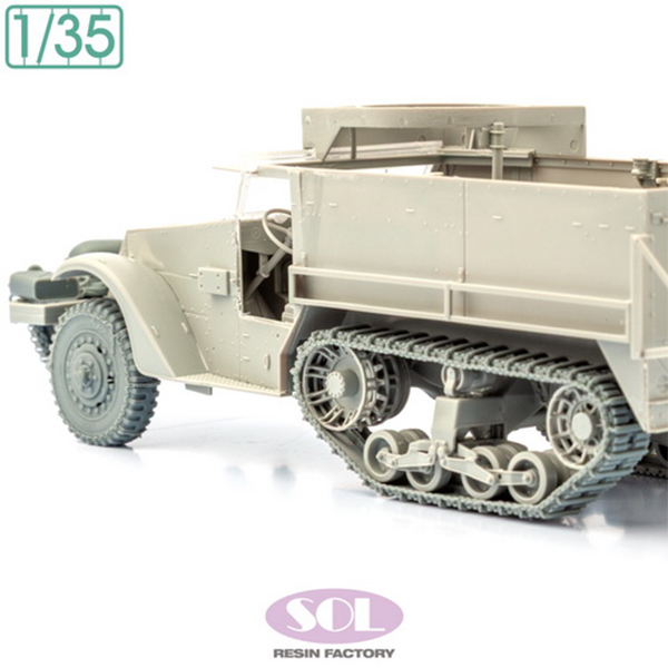 1/35 WWII U.S. M3A1 Wheels & Tracks w/Chain for Dragon, Free Shipping By Air