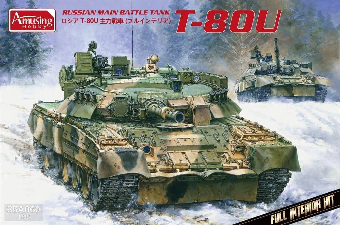 <font color=blue> 1/35 Russian MBT T-80U, Free Shipping By SEAMAIL(Special Price)