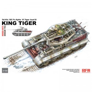  <font color=blue>1/35 German King Tiger Henshel Type w/Full Interior , Clear Version</font>